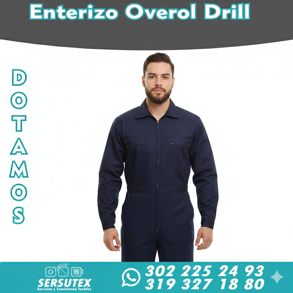 Enterizo Overoles Drill