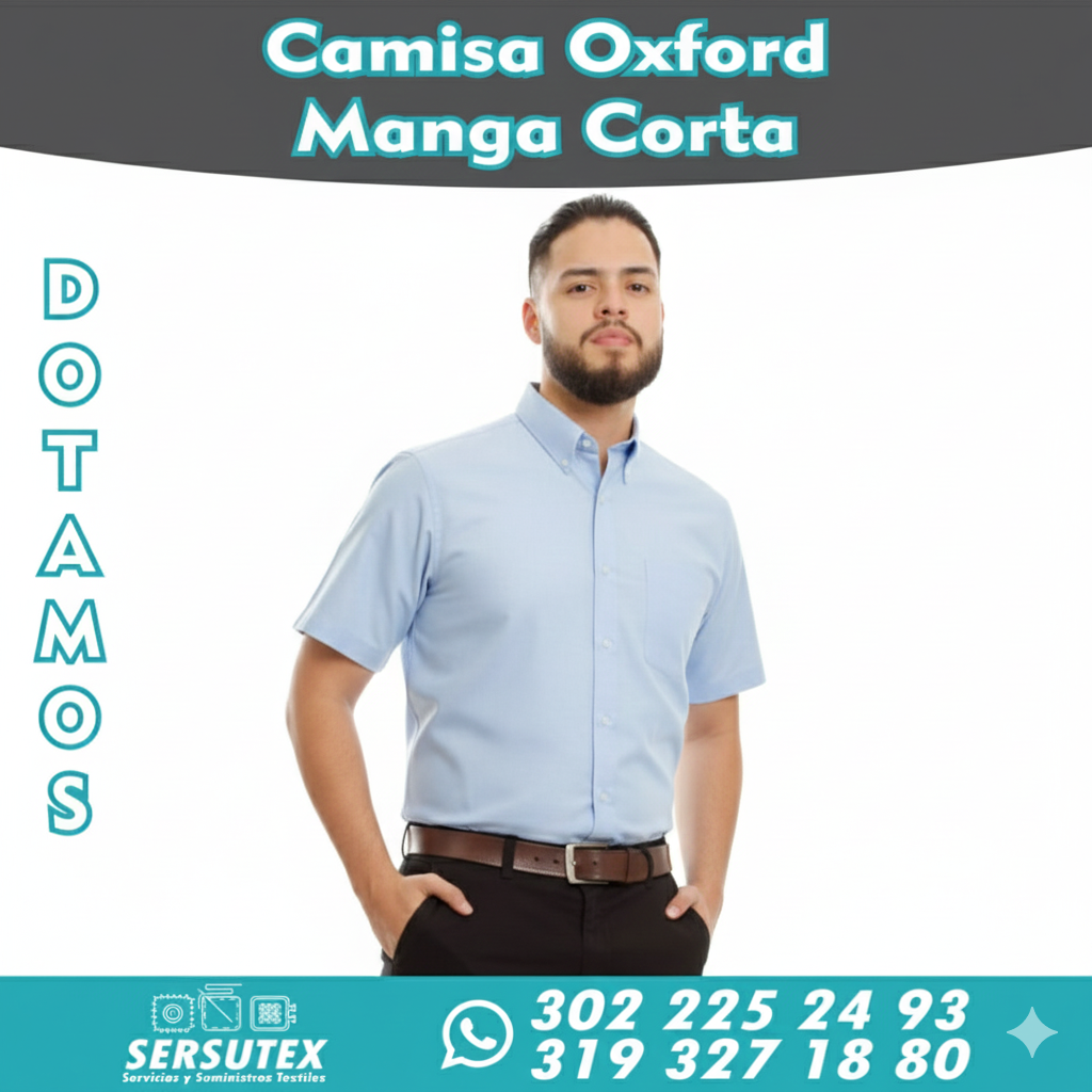 Camisas Oxford (manga corta)